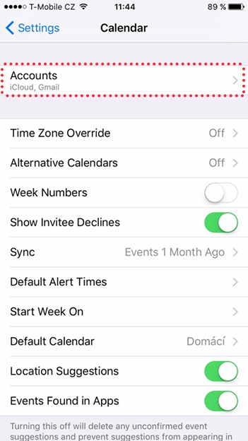 CRM calendar and iPhone (one way synchronization) – RAYNET CRM Basics and Tutorials